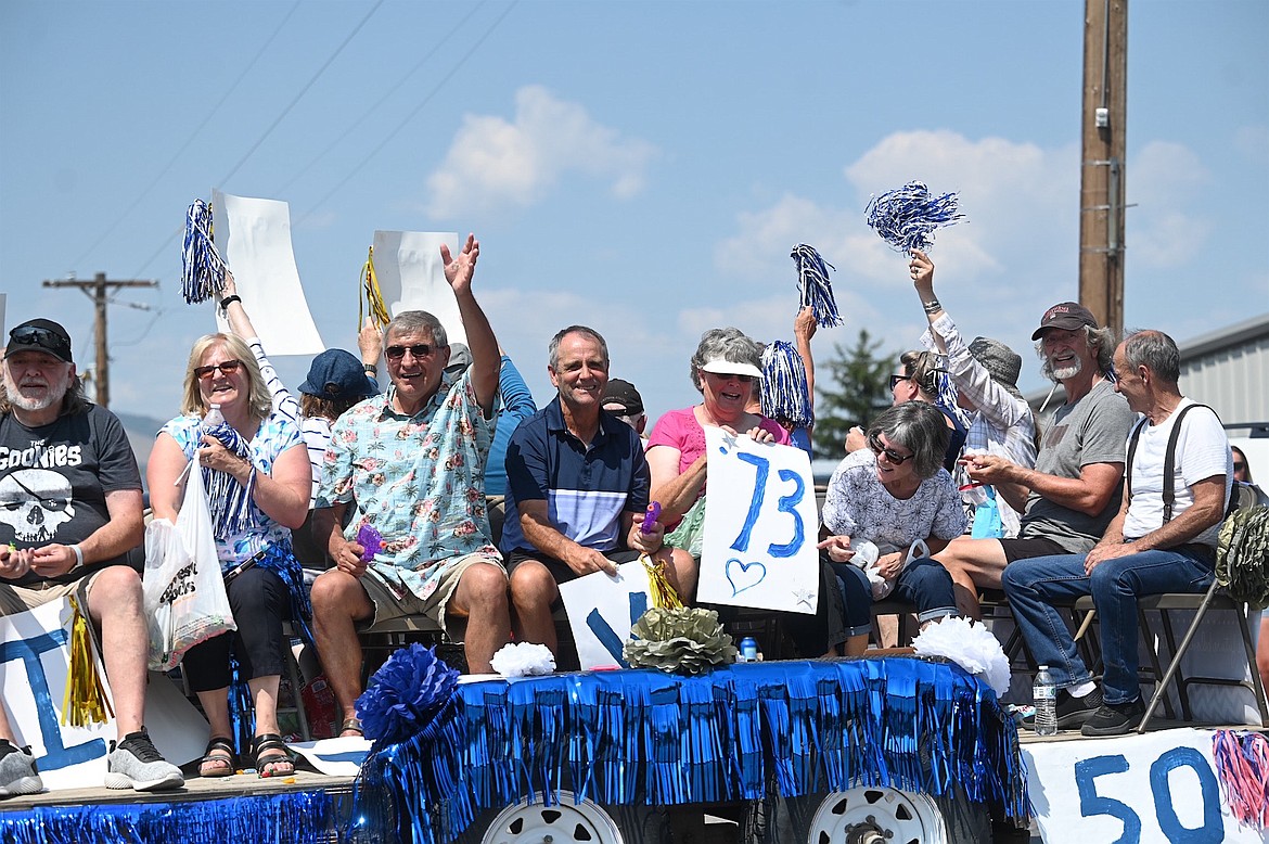 The Mission High Class of 1973 trundled through town Saturday during the Good Old Days parade. (Christa Umphrey photo)