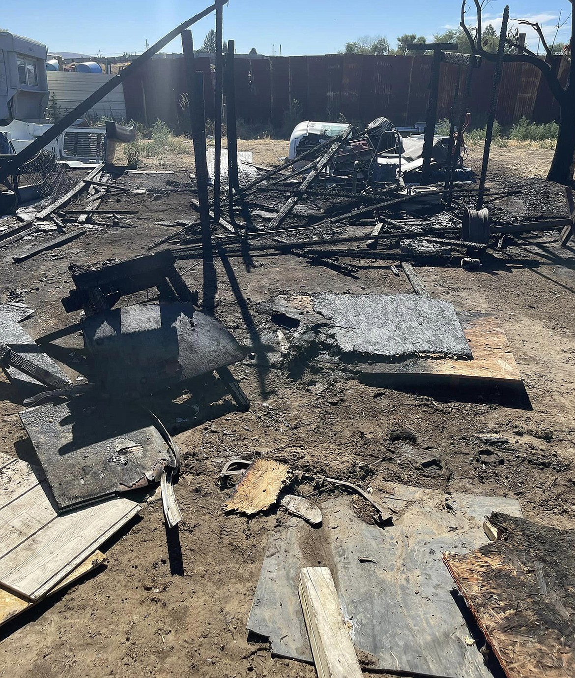 Nobody was hurt in an arson-caused fire in Othello, according to the Adams County Sheriff’s Office.