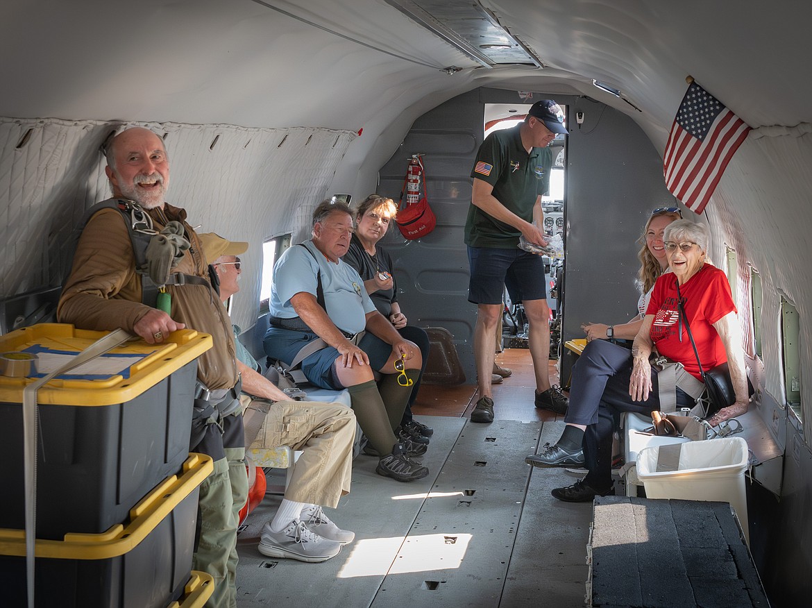 Betty Meyer gets ready for takeoff aboard Miss Montana. (Tracy Scott/Valley Press)