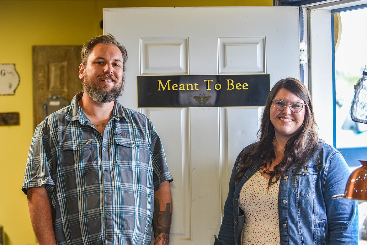 Joe and Lytaunie Burks own Meant to Bee, a local goods shop in Evergreen hoping to inspire local businesses and fundraising efforts. (Kate Heston/Daily Inter Lake)