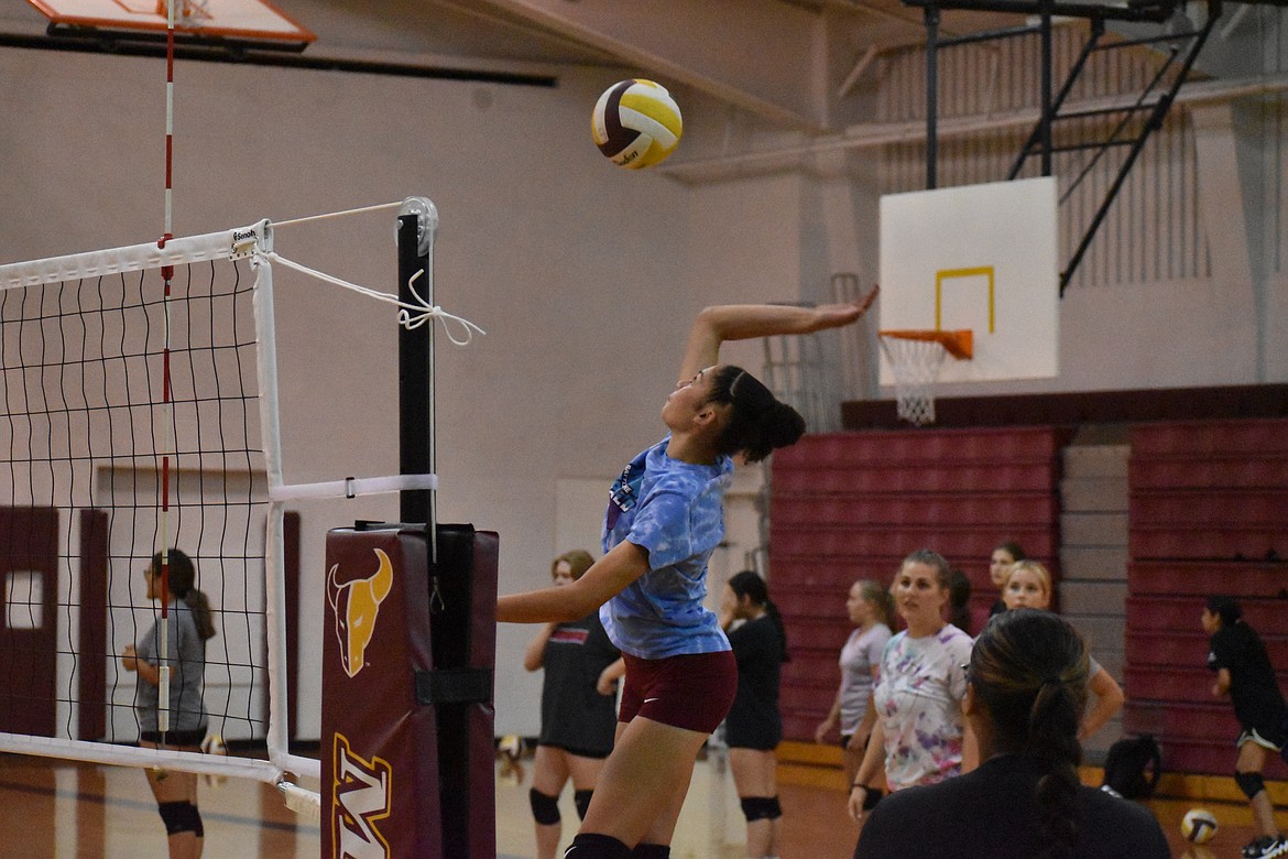 The camp offered instruction from both Moses Lake High School volleyball coaches and players.