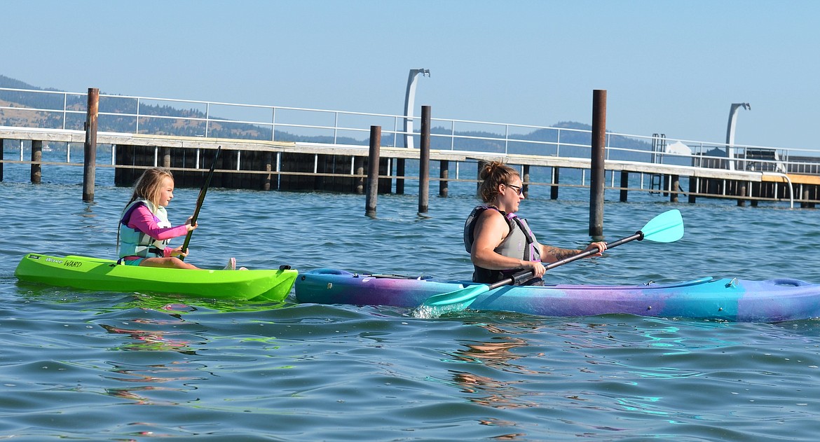 Paddlers embark Saturday morning on the Flathead Lakers' annual Poker Paddle. (Kristi Niemeyer/Leader)