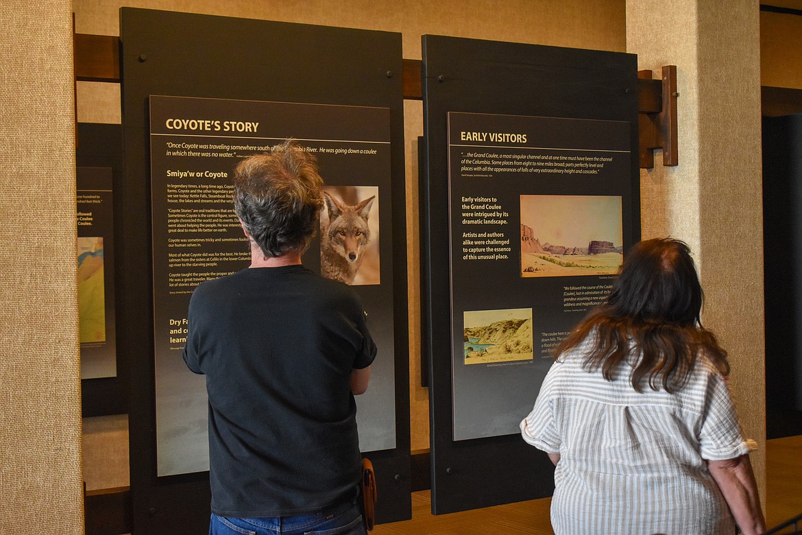 The Dry Falls Visitor Center was also open for attendees of Ice Age Floodfest to explore.