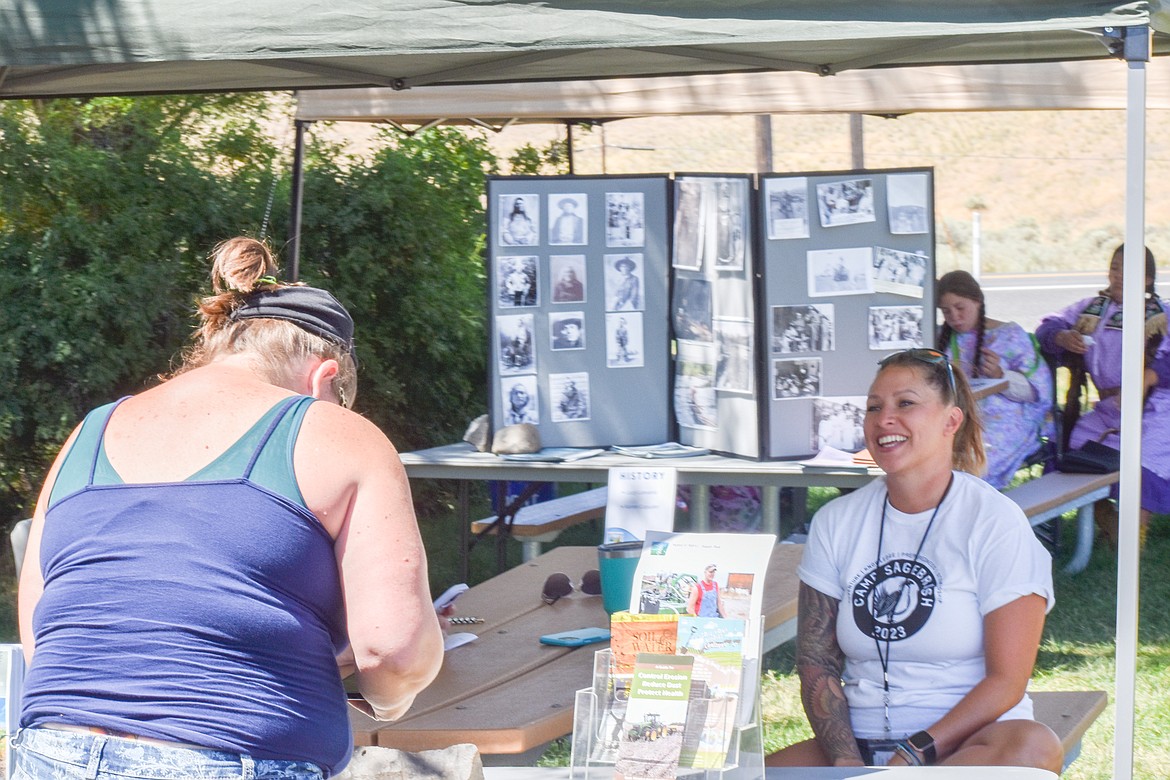 Floodfest is an annual event hosted by Washington State Parks at their Dry Falls Visitor Center to educate and celebrate the ice age floods that created the landscape along the Coulee Corridor in particular. Other interested groups and organizations participated in the event with interactive booths and presentations set up around the grounds of the Visitor Center.