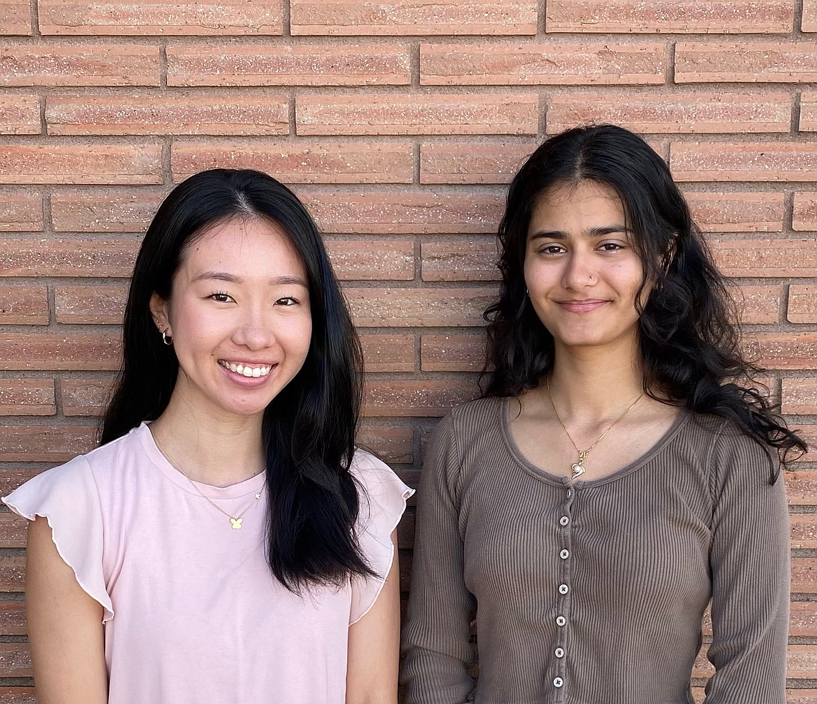 University of Washington public health epidemiology students Sarah, left, and Ashley will partner with Grant County Health District as part of their master’s program.