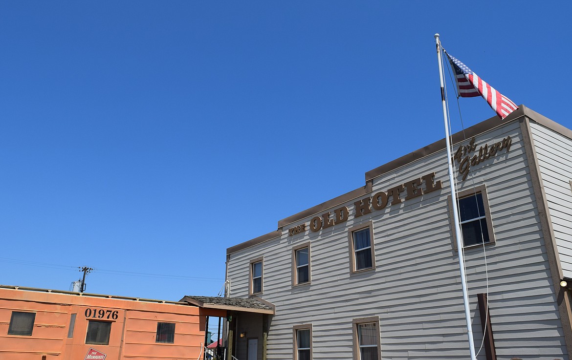 The Old Hotel Art Gallery’s main building, which Copas said was founded in 1912, operated for 62 years as a hotel primarily serving railroad workers in Othello before being abandoned after a murder took place inside the building. In 1975, a group of three local businesswomen opened up the Old Hotel Art Gallery.