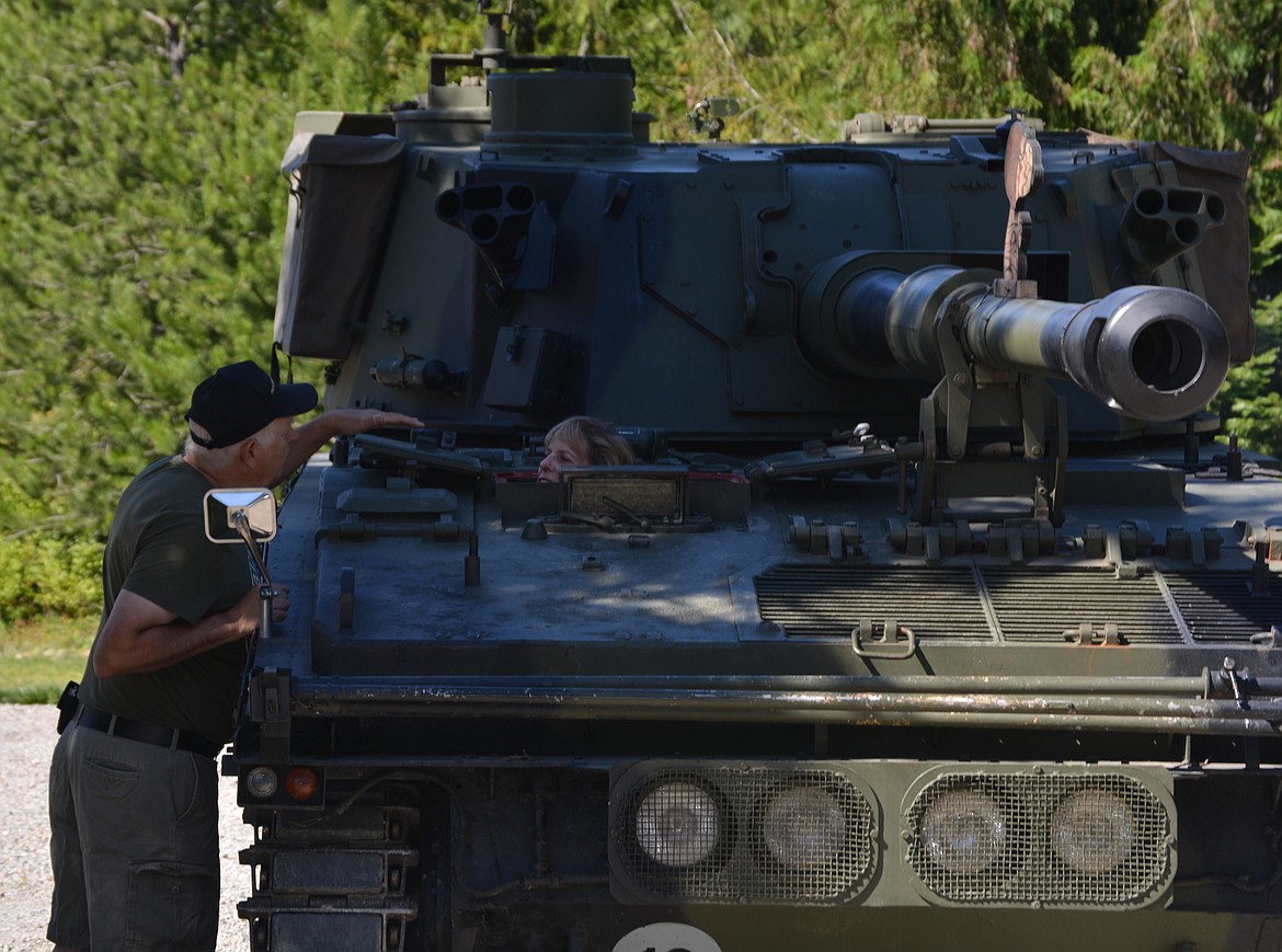 Julia and Jim Hossack fix up demilitarized vehicles and bring them as attractions to local parades. (CAROLYN BOSTICK/Press)