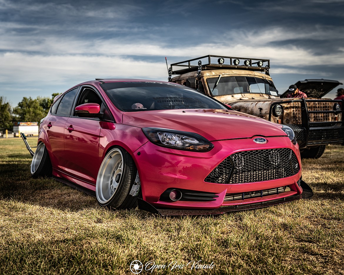 A car with a lift package that drops it all the way to the ground was among the vehicles on display at the 2022 Basin Summer Showdown. The car show, set for Saturday, moves to a new venue in Ephrata this year.