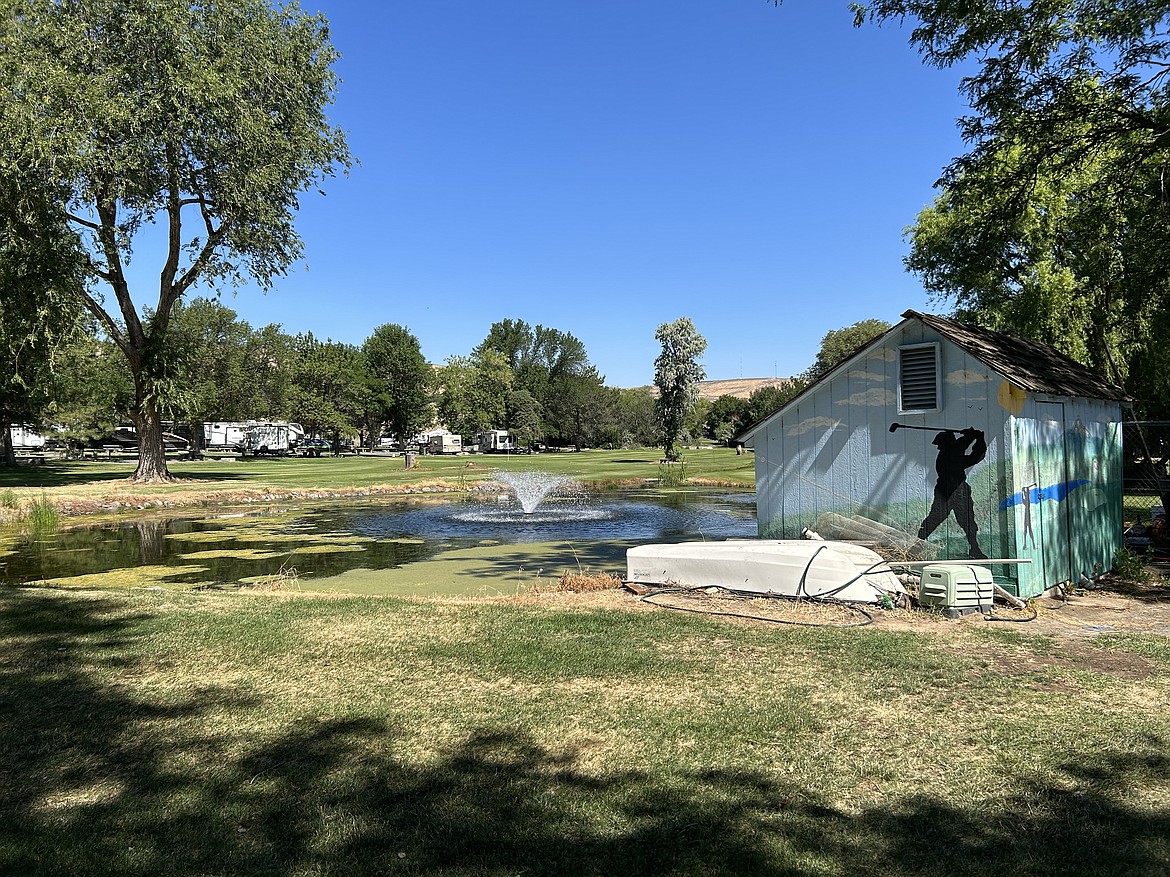 Daneile Litterell from Oasis RV Park and Golf Course said it is important for new golfers to keep at the game and try to enjoy learning among friends.