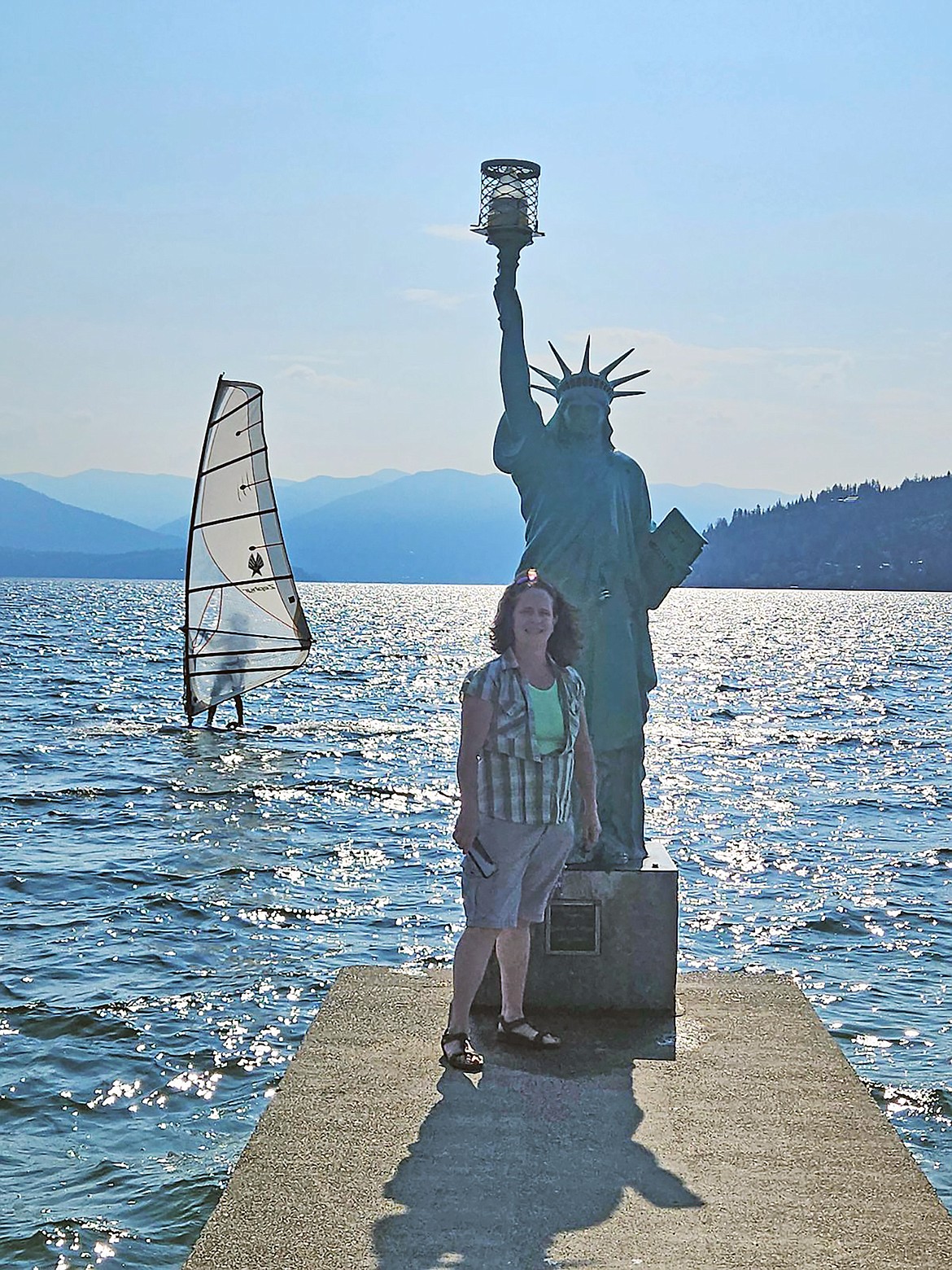 Patty White captured this Best Shot near the Statue of Liberty at Sandpoint City Beach right as a wind surfer sailed past. If you have a photo that you took that you would like to see run as a Best Shot or I Took The Bee send it to the Bonner County Daily Bee, P.O. Box 159, Sandpoint, Idaho, 83864; or drop them off at 310 Church St., Sandpoint. You may also email your pictures to the Bonner County Daily Bee along with your name, caption information, hometown, and phone number to news@bonnercountydailybee.com.