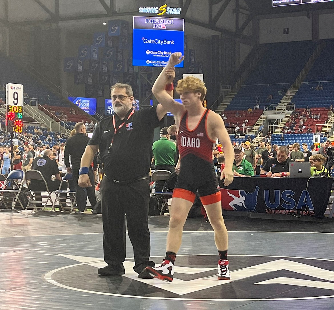 Sherrill represents Sandpoint at USA Wrestling Nationals; Team Idaho