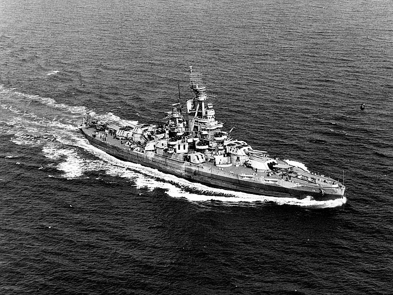 Geb Galle was assigned to the USS Nevada when Japan attacked Pearl Harbor. The ship, shown here, took a torpedo during the attack.