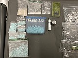 Police seize fentanyl pills, meth after traffic stop