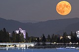 Supermoon over Cd'A