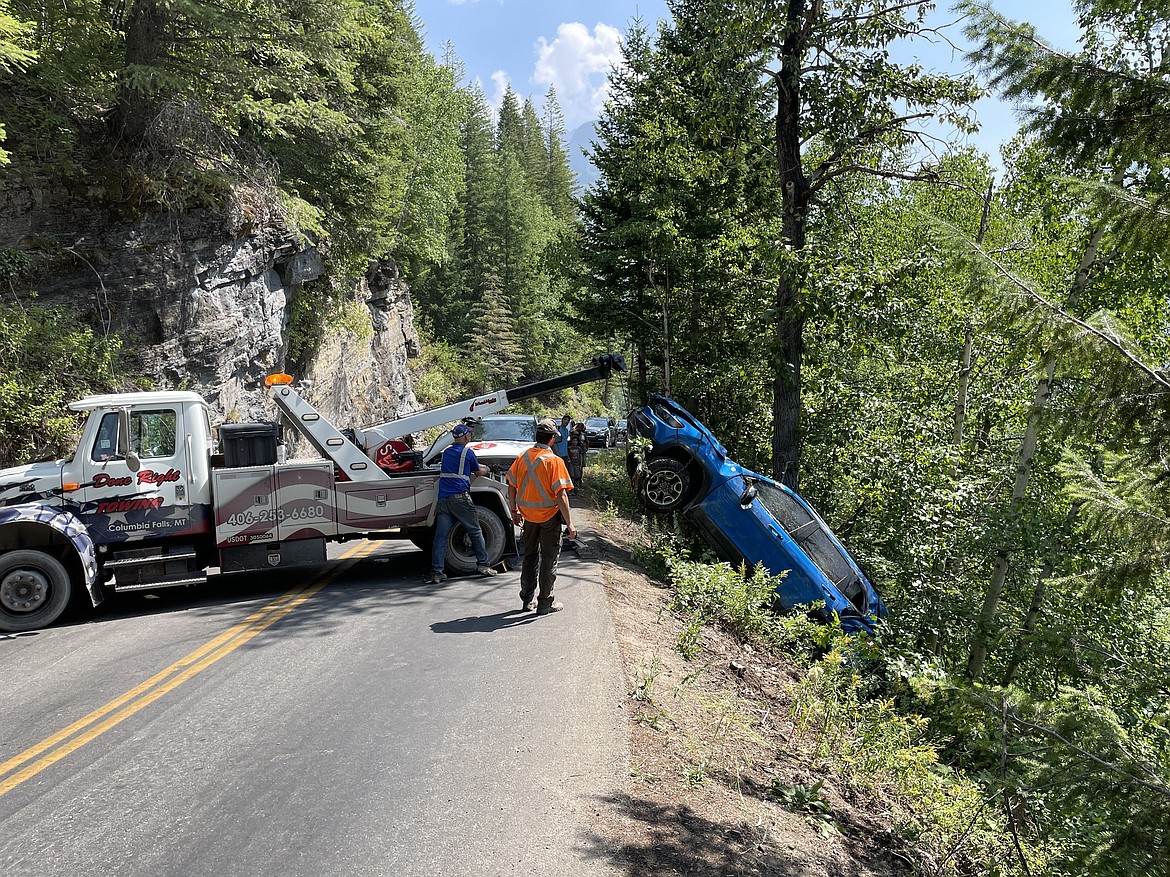 Authorities removed the vehicle on Friday Aug. 4. (photo provided)