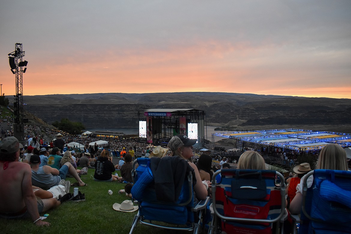 While not as packed as previous years, Watershed had a large turnout on day one, especially for the last performers of the evening; Carly Pearce and Cody Johnson.