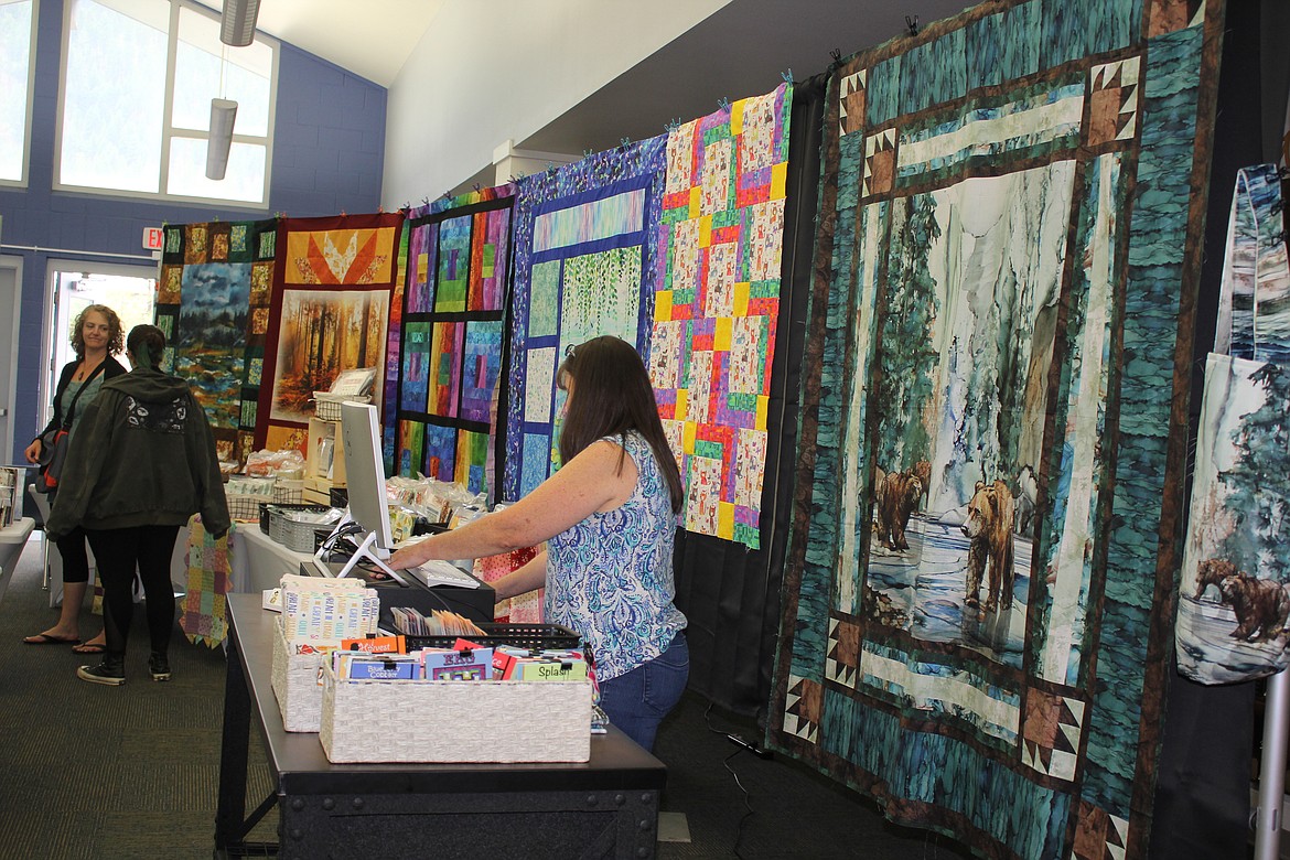 Quilts on display at the Mineral County Fair. (Monte Turner/Mineral Independent)