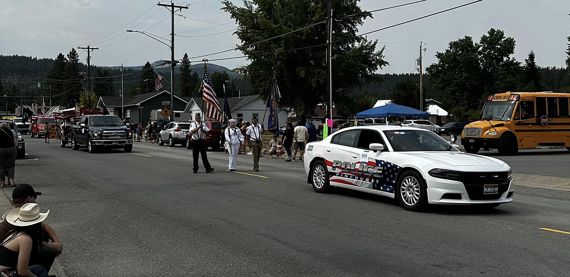 A Pinehurst Police Cruiser led the procession at the Pinehurst Days parade last weekend.