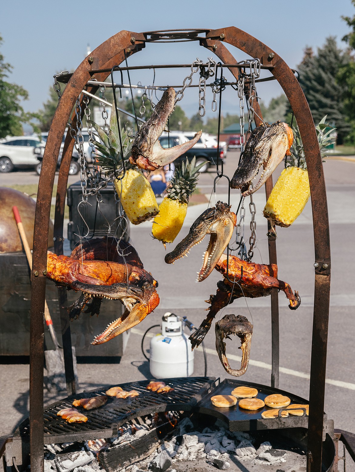 Argentine style of cooking where meat is cooked over an open fire is the focus at 406 BBQ. (Photo courtesy of Aaron Sharp/406 BBQ)