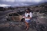 Devastation comes to light as Maui residents slowly return to charred remains of historic town