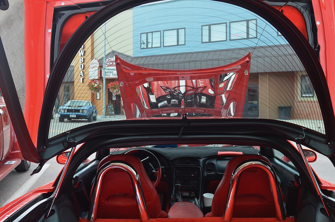 A more contemporary Corvette at Saturday's car show in Polson. (Kristi Niemeyer/Leader)