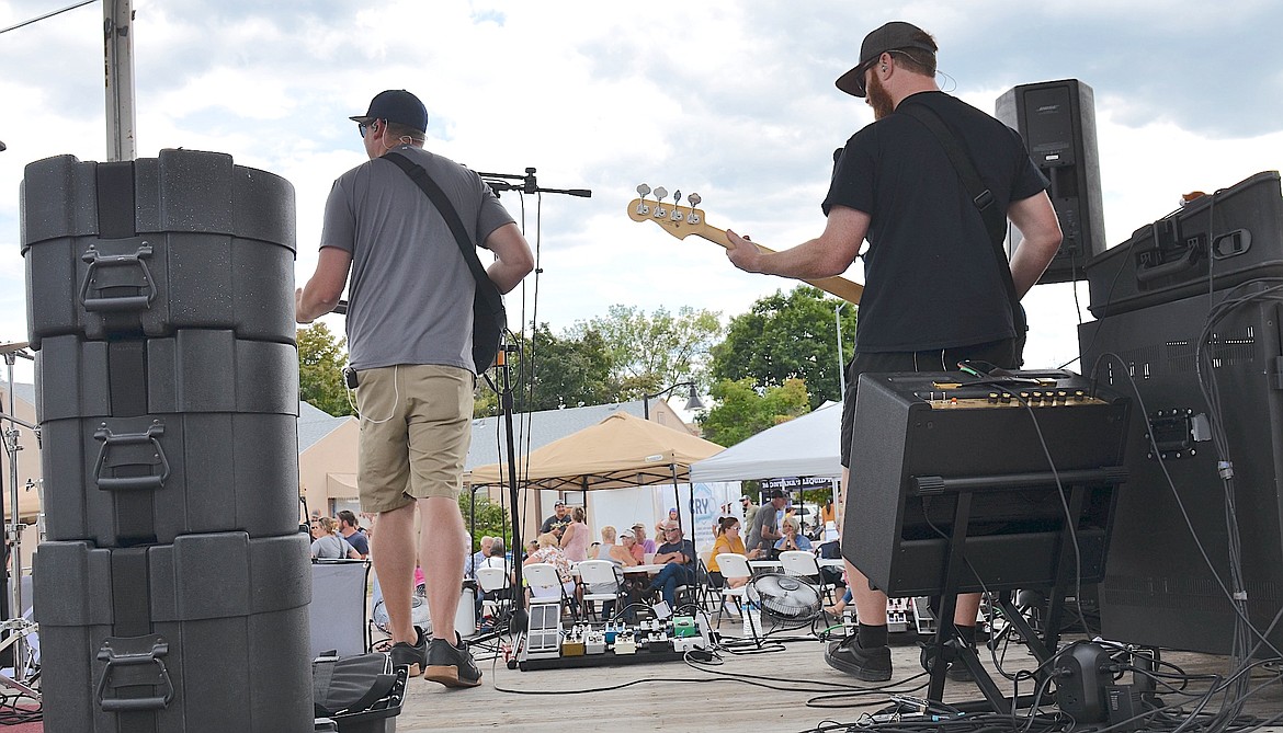 Hellcat Maggie entertained on Main Street during the Rotary BrewFest. (Kristi Niemeyer/Leader)