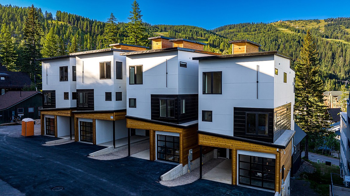 The Chalet View homes pictured from Winter Lane near Whitefish Mountain Resort. (Provided photo)