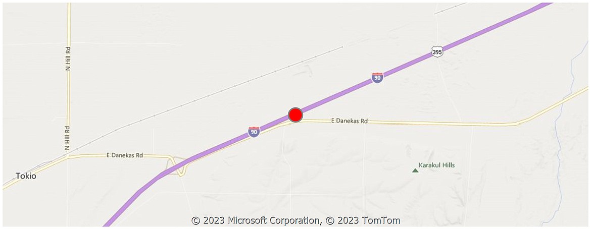 A Kirkland man died in a motorcycle crash at this location about 13 miles east of Ritzville, according to the WSP.