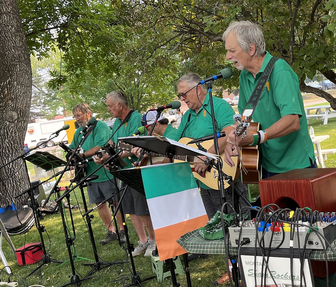 The Montana ShamRockers added an Irish twist to Saturday's Centennial Celebration. (Kristi Niemeyer/Leader)