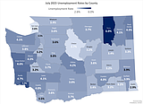 Employment Security Department releases July unemployment rates