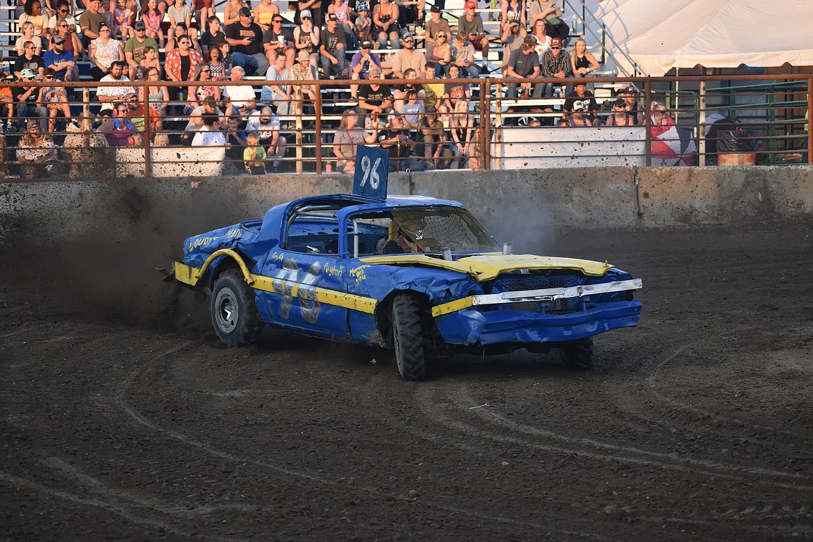 Drivers got creative with their car designs at the Agri-Service Demolition Derby last week, with many painting their cars in bright, vibrant colors.