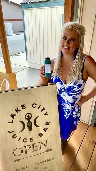 Lake City Juice Bar owner Callie Kellogg.