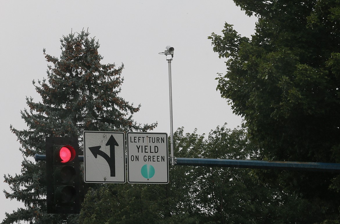 Non-recording, real-time traffic cameras are in use throughout Kootenai County to help time traffic signals. But signals operated by different entities can’t coordinate with one another.