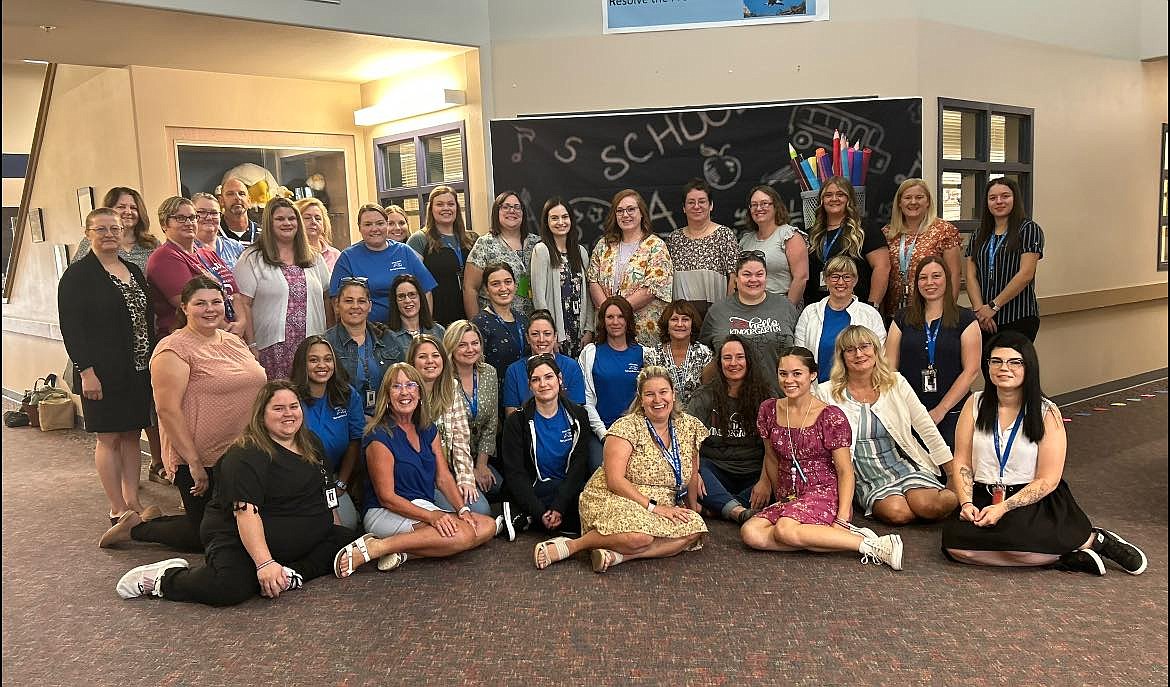 Soap Lake School District employees on Monday, the first day of school for all grade levels in Soap Lake.