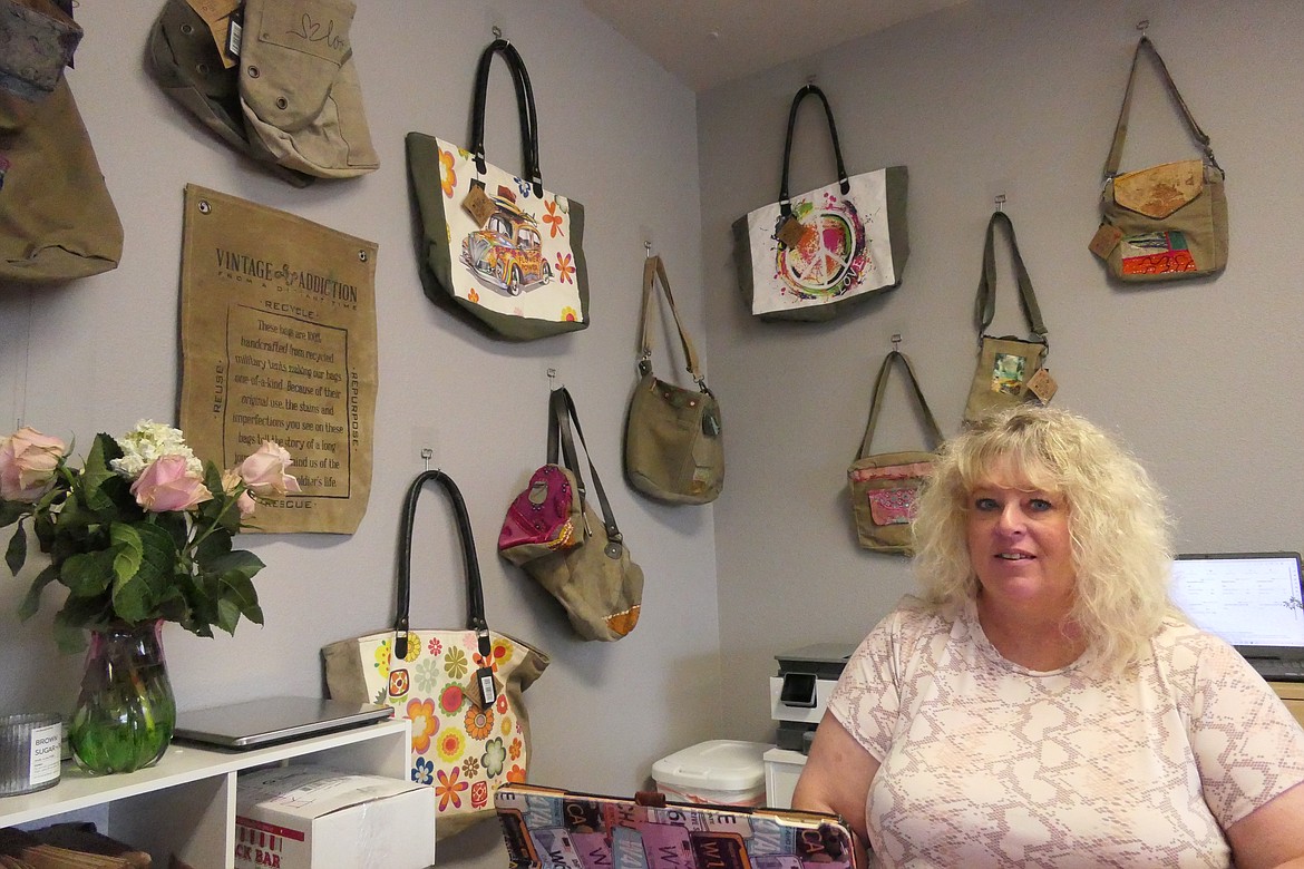 Plains area resident Maralee Schall opened a boutique calle the "Posh Hippy BoHo Boutique" this past week in Plains at the small strip mall next to the Circle Drive-in.  (Chuck Bandel/VP-MI)