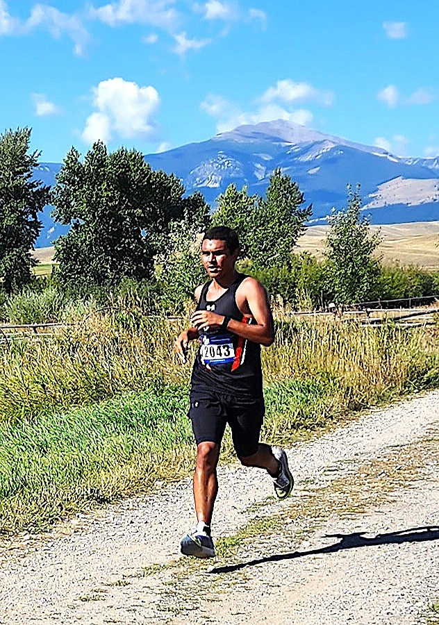 Ronan Chief Jacob Piapot, shown last year at Grant Kohrs Ranch in Deer Lodge, took third in this year's Canal Bank Run. (Jennifer Rolfsness photo)