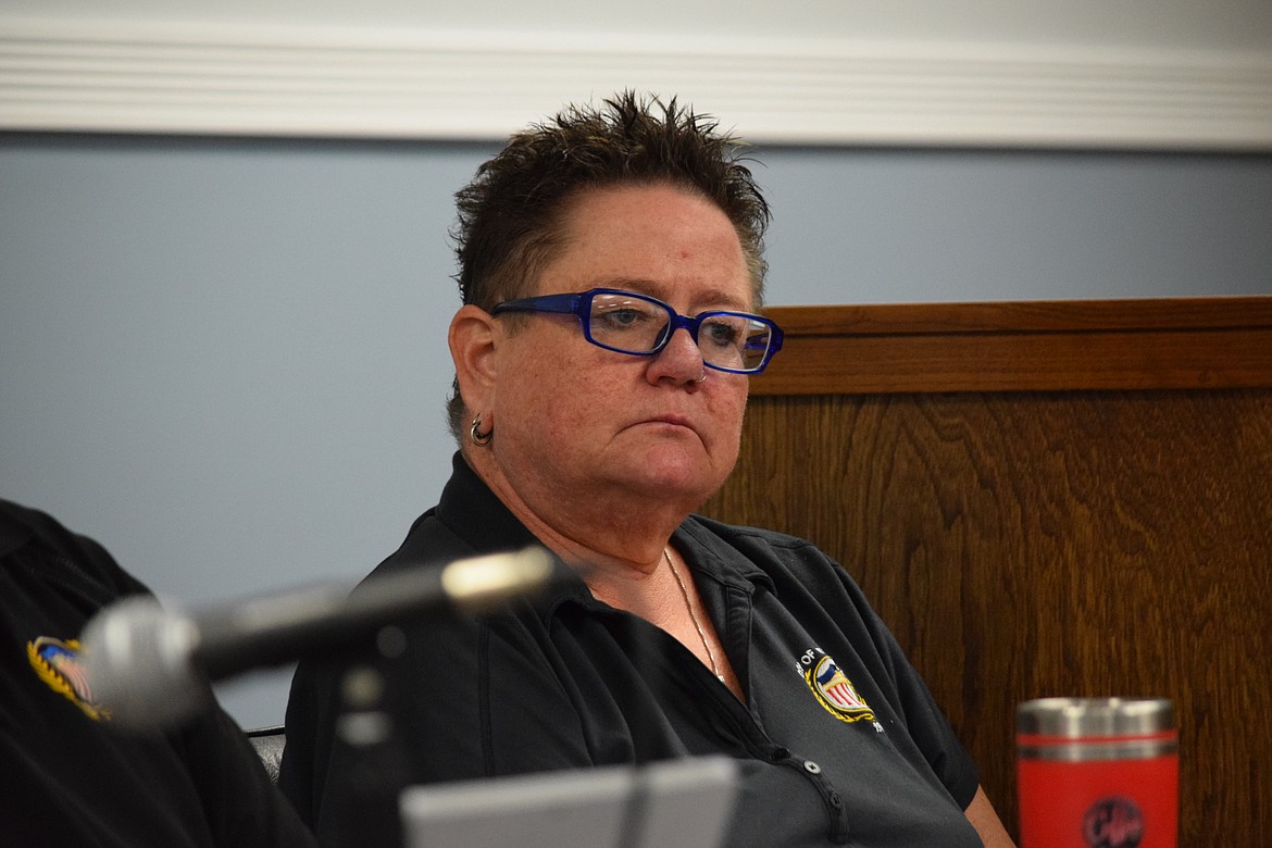 Ephrata City Council members voted unanimously to dismiss Parks and Recreation Director Traci Bennett, pictured at a meeting last month.