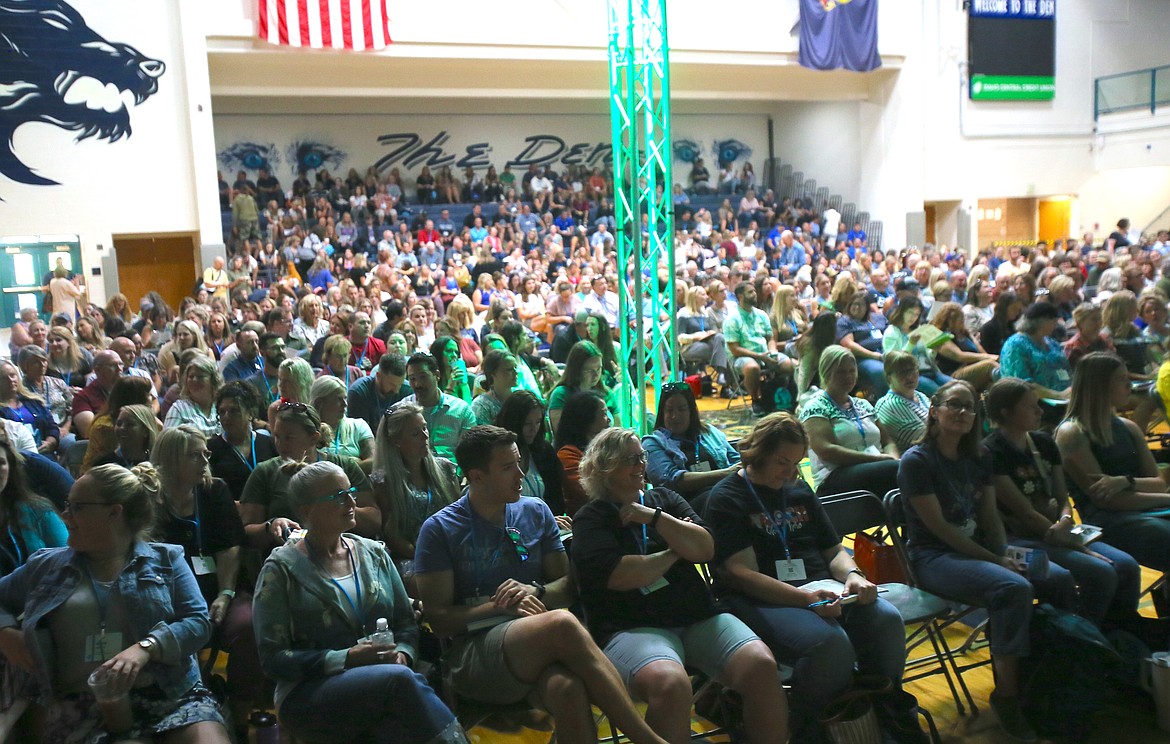 About 900 educators from North Idaho and several other districts and states attended sessions about professional learning communities Tuesday morning at Lake City High School.