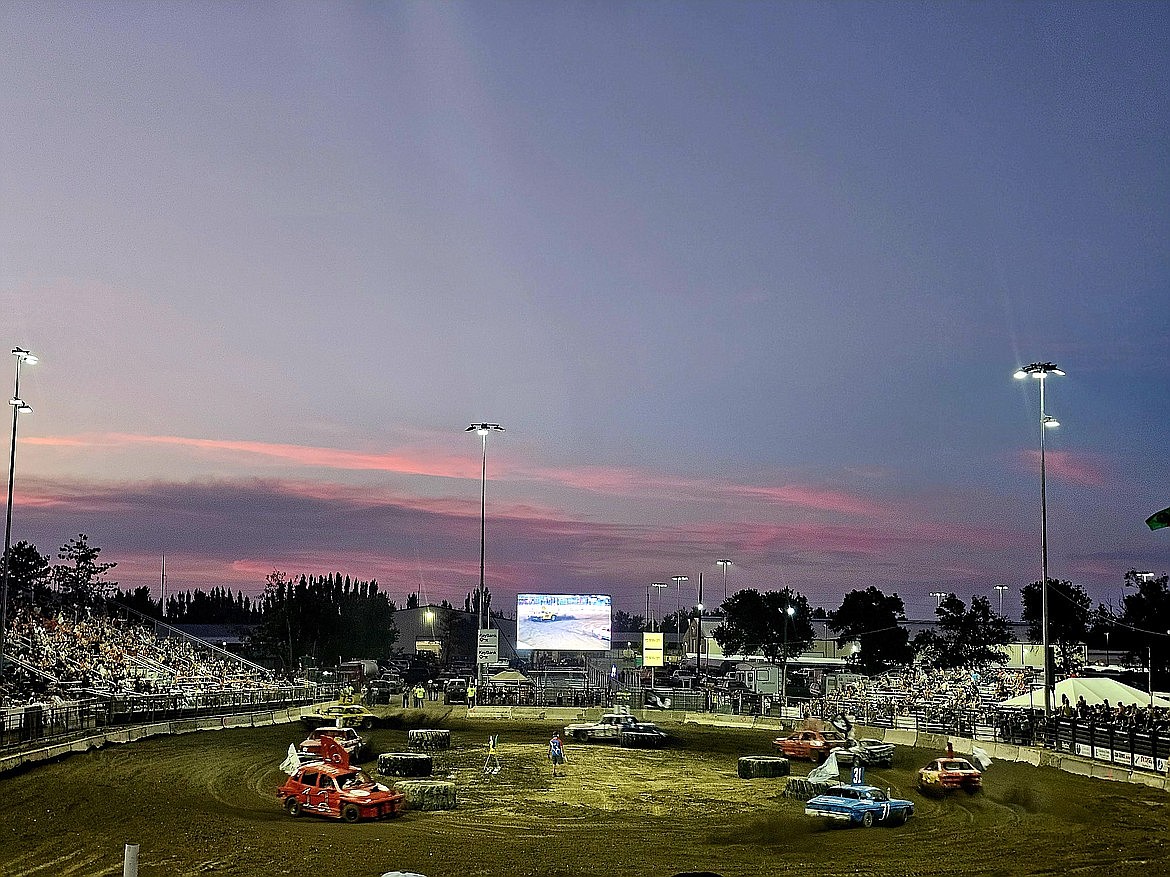 It just wouldn’t be a proper afFAIR without the Agri-Service Demo Derby at the Grant County Fair/Moses Lake Roundup. Competitors took their up-armored clunkers, put on helmets and other safety gear, and drove into the ring to smash cars and have a good time and entertain onlookers.