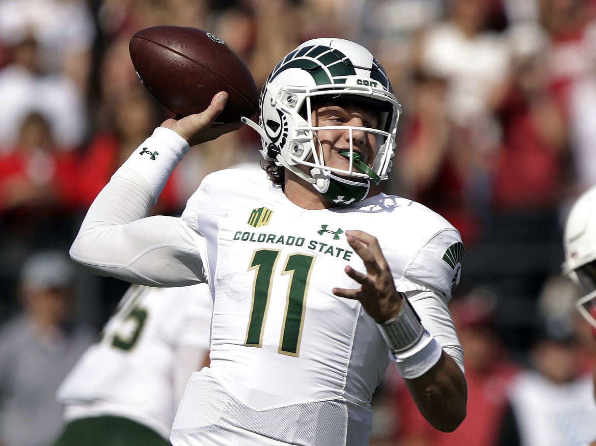 Colorado State quarterback Clay Millen set the NCAA freshman record for highest completion percentage (72.2) with the Rams in the 2022 season.