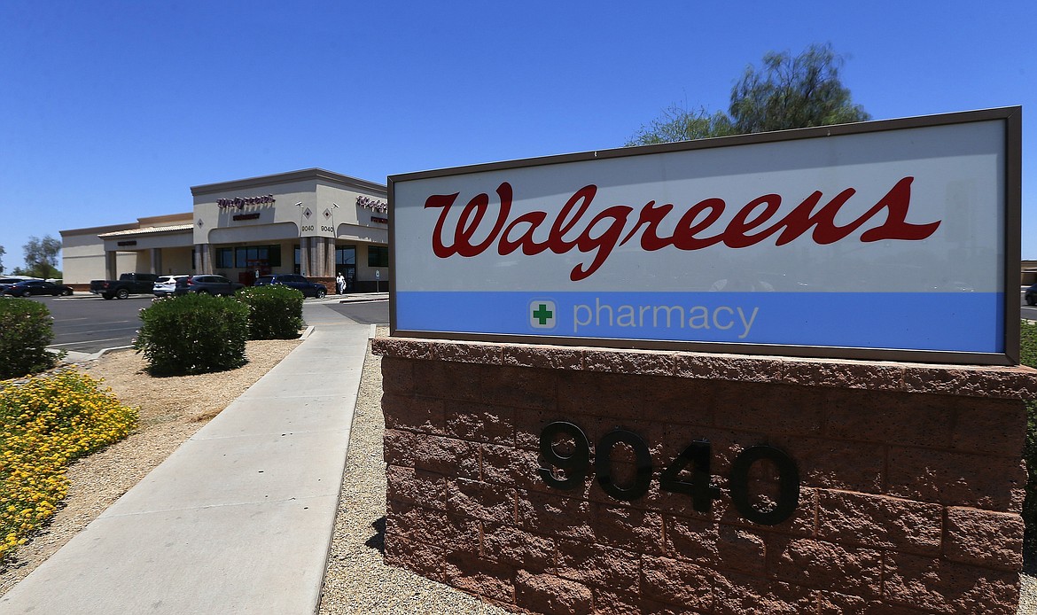 FILE- In this June 25, 2018, file photo shows a Walgreens store in Peoria, Ariz. The CEO of Walgreens Boots has stepped down less than three years at the helm of the drug store chain. Walgreens Boots Alliance confirmed Rosalind Brewer's exit Friday, Sept. 1, 2023.(AP Photo/Ross D. Franklin, File)