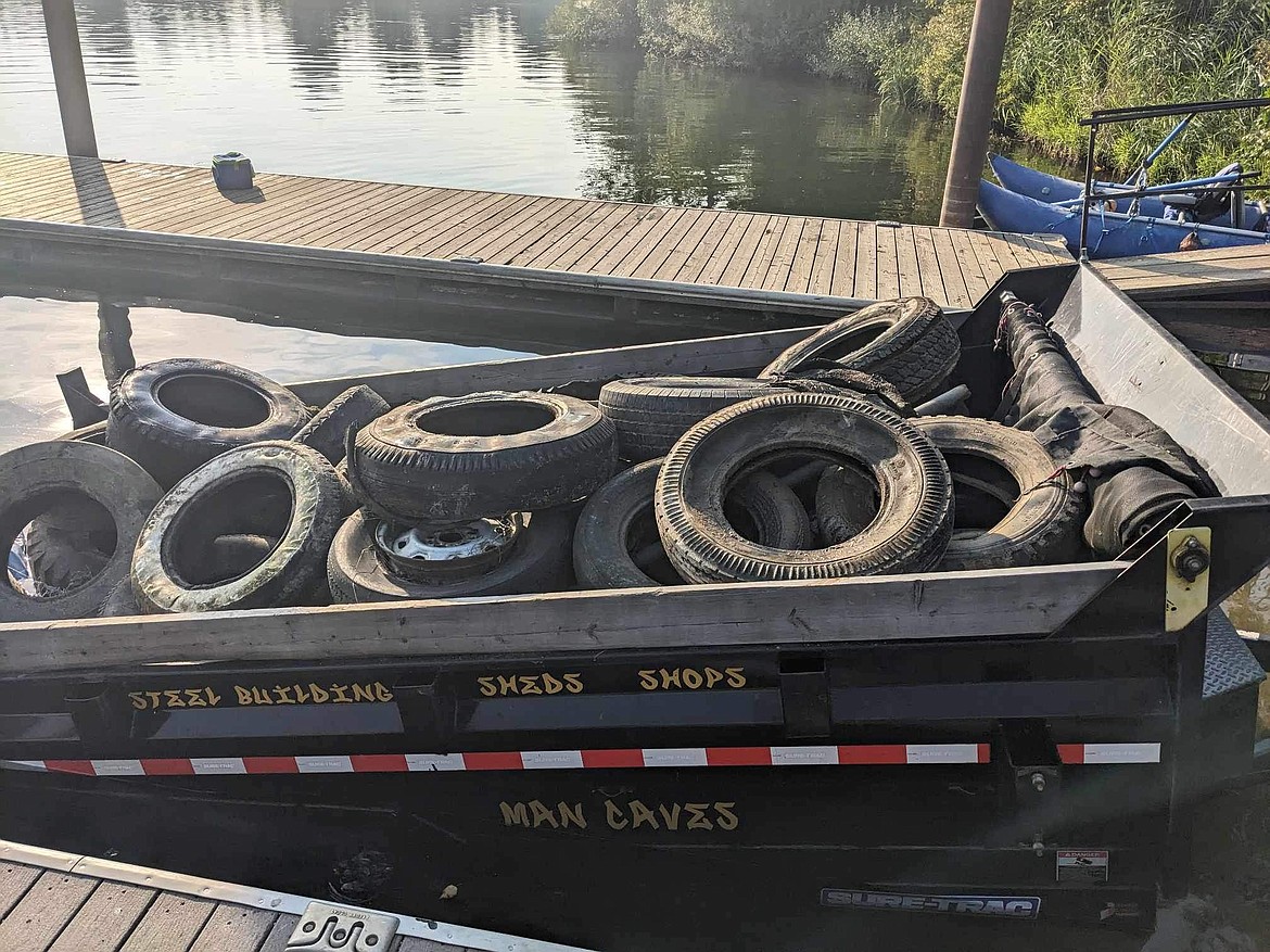 At the end of the day, more trash was hauled away from the river than F.O.R.C. recovered during the 2022 cleanup event.