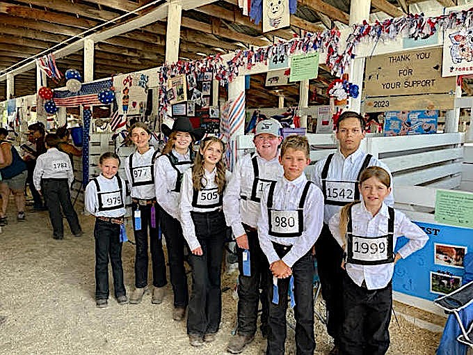 Members of the Libby South 40 4-H Club performed well at the 2023 Lincoln County Fair in Eureka. (Kara Matthews courtesy photo)