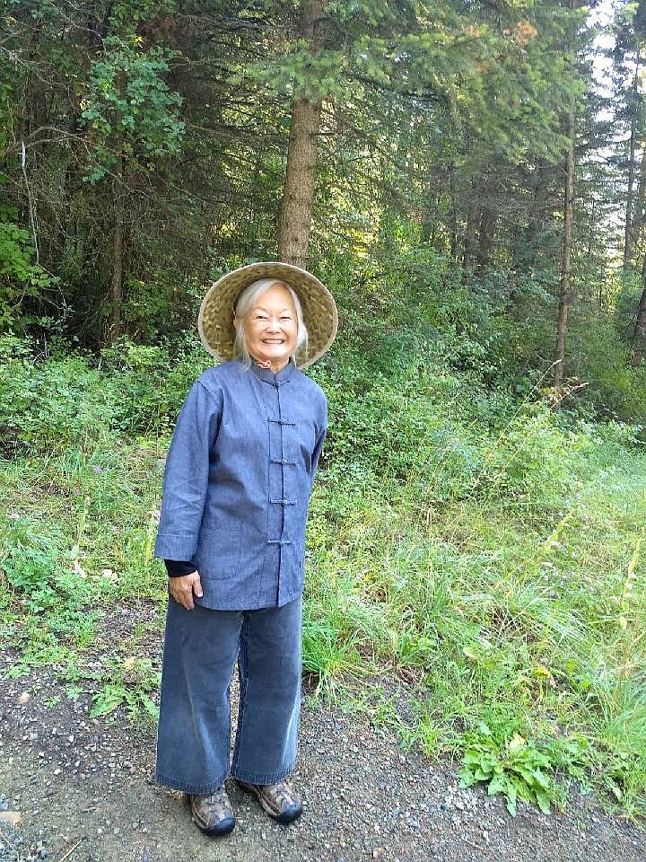 At China Culch in Cedar Creek, visitors were greeted by Ah Hoy (Shirley Iwata) with a living history presentation of the role that the Chinese played in the gold rush. A tour of the Chinese ovens that remain in the hillside was given by Ah Hoy as she explained the brutal living conditions during winter months. The Cedar Creek Tour was sponsored by the Mineral County Museum. and Historical Society (Photo courtesy of Peggy Temple)