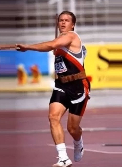 Olympic javelin thrower Todd Riech.