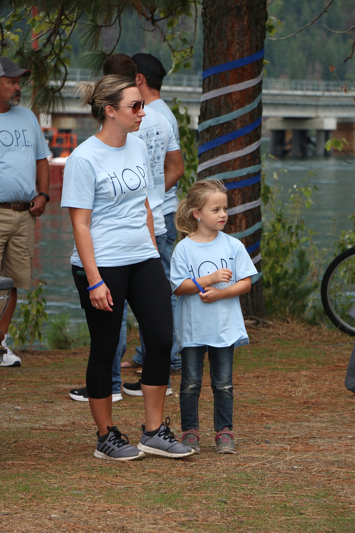 Walk for HOPE participants wait for the start of the 2023 event.