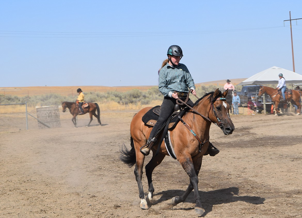 The Open Horse Show at the Wheat Land Communities Fair featured any competitors regardless of organizational membership or background.