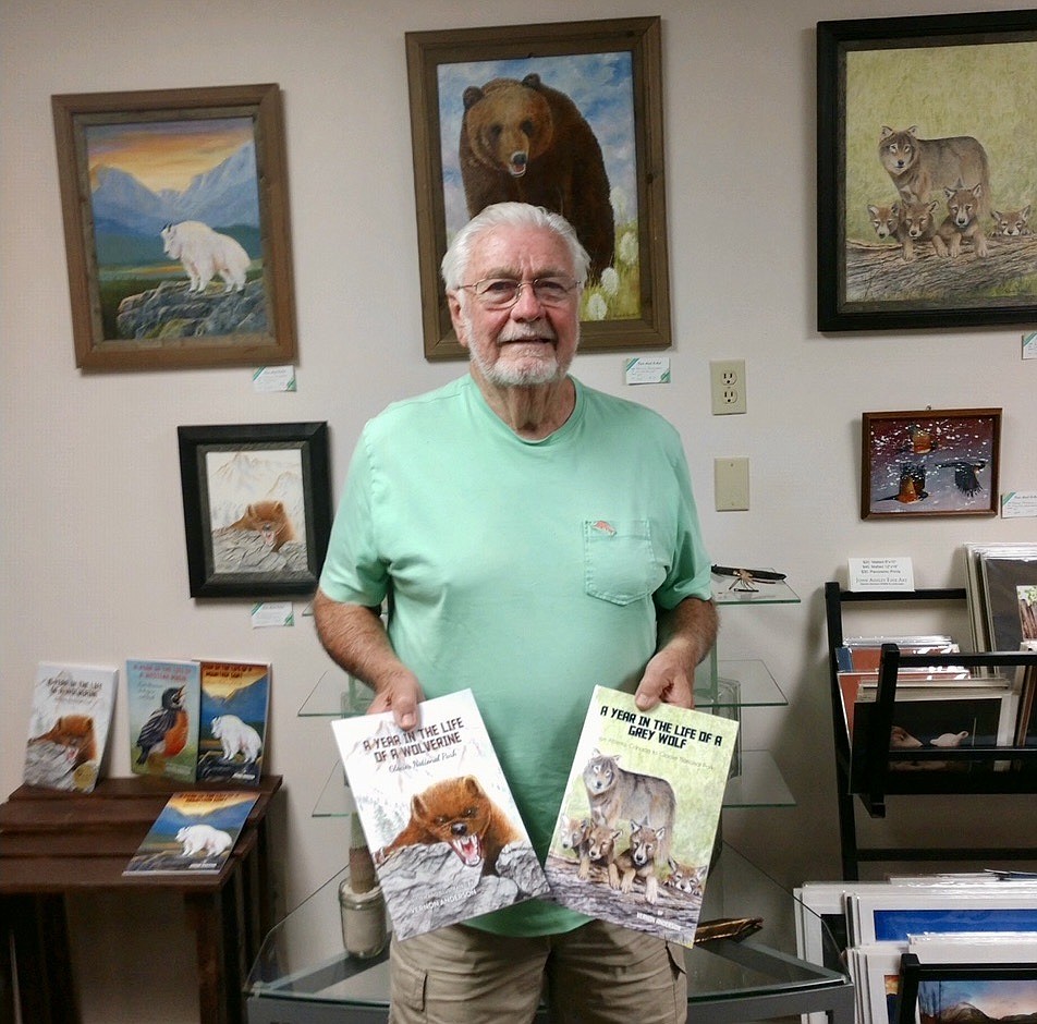 Columbia Falls author and illustrator Vernon Anderson will be featured at a reception Sept. 8 at Paint, Metal & Mud gallery in Kalispell. (Courtesy photo)