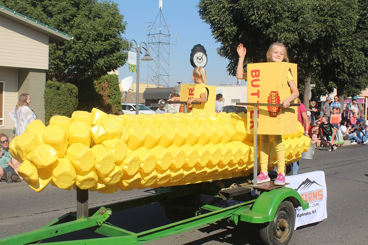 An ear of corn needs some butter, supplied on a float at the 2022 Farmer Consumer Awareness Day parade. Saturday marks the return of the annual Quincy community celebration for its 42nd year.