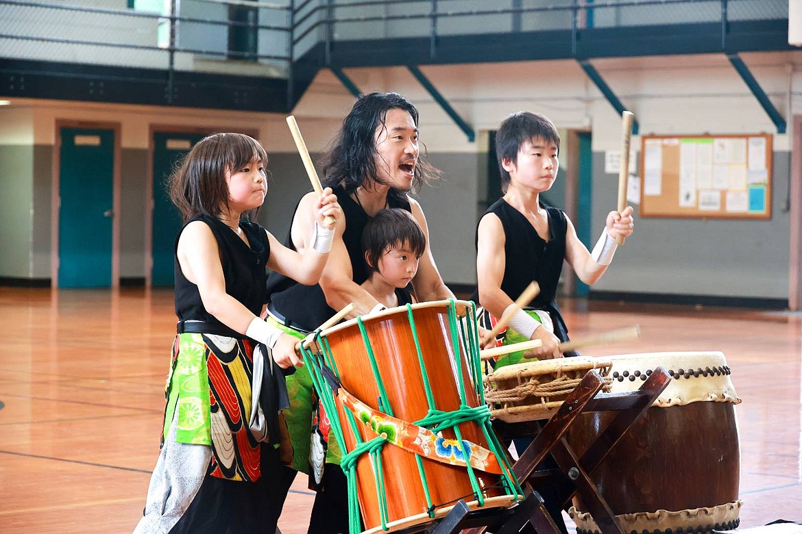 Takumi Kato and his four sons will perform in a Taiko Drum concert at the Coeur d'Alene Conservatory Sept. 22.